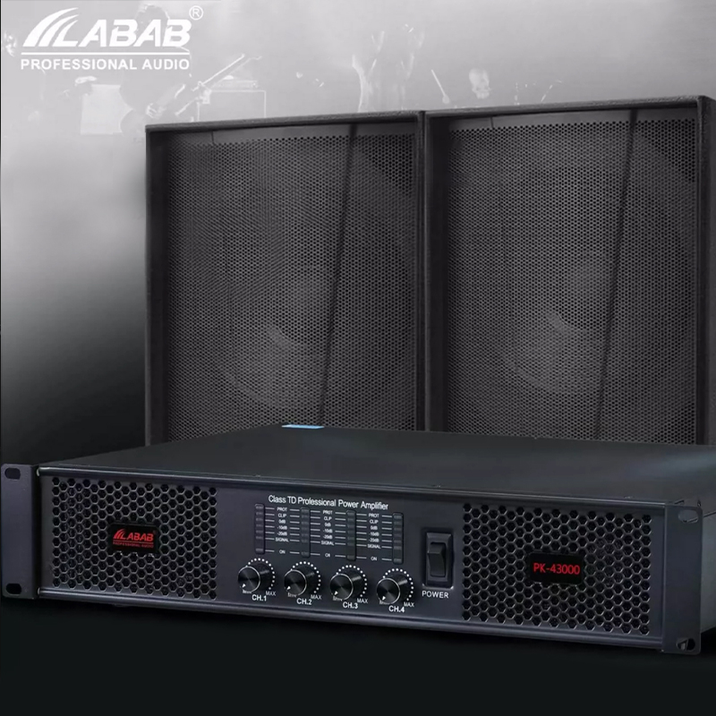 Outdoor Power Amplifier - LABAB PK-2600 シングルチャンネルパワーモノオーディオアンプモジュール メタルシェル ステレオ MP3
