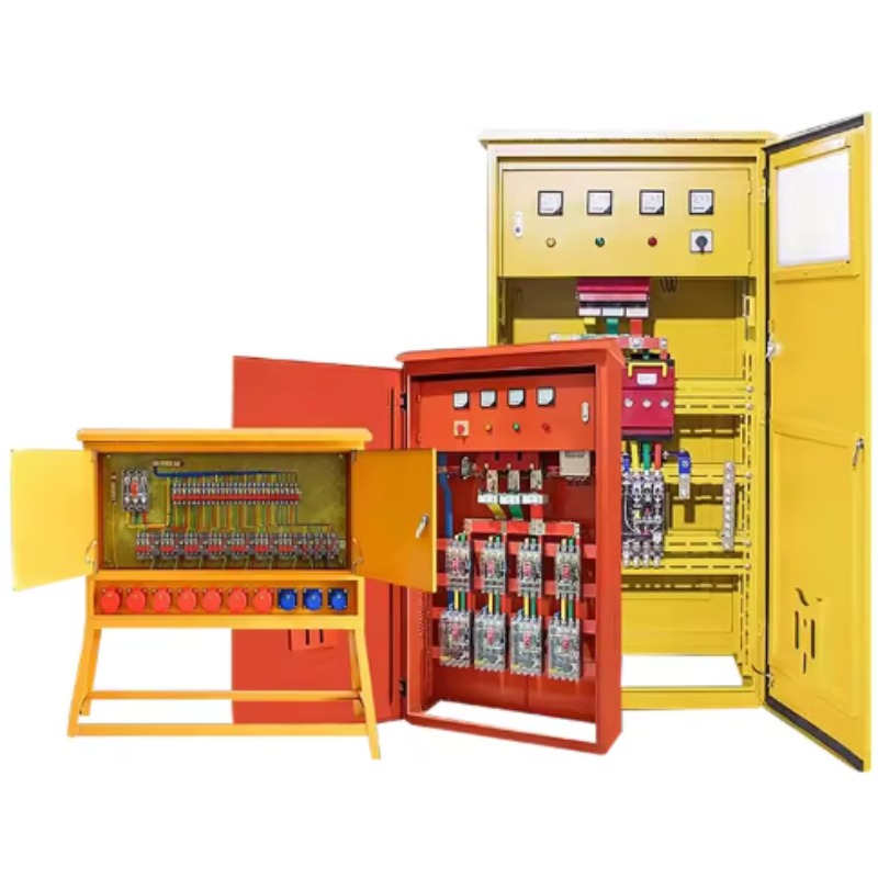 Power Switch Outdoor - 黄色の安全スイッチボックス屋外用仮設電源ユニットIP65防水防雨建設現場配電盤