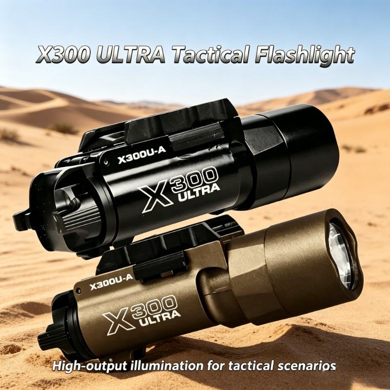 Outdoor Power Parts - 2026 合金 X300U 懐中電灯低電力省エネ終日屋外照明モデル部品アクセサリー