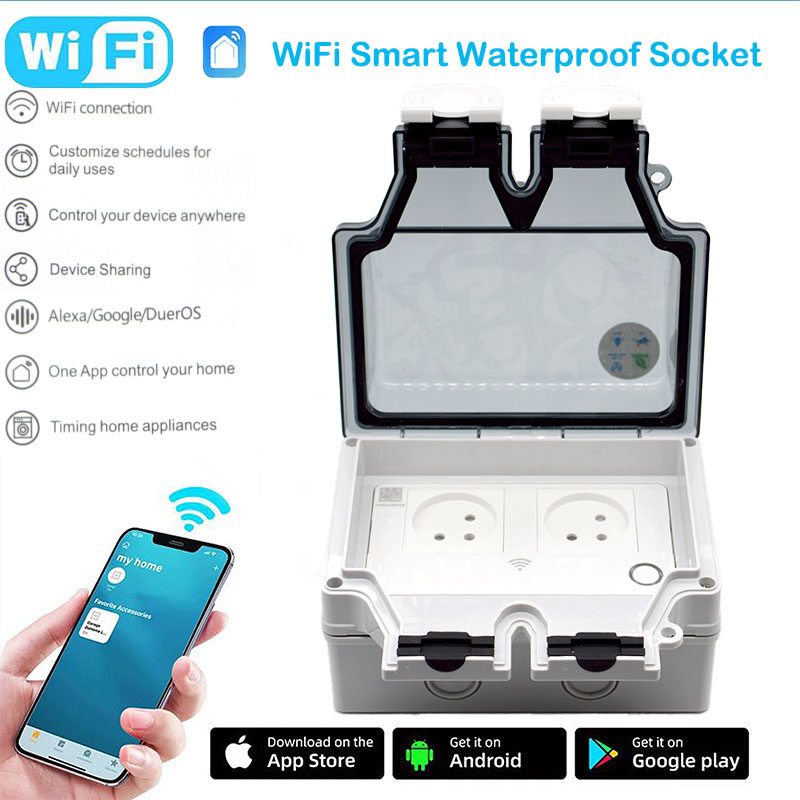 Power Switch Outdoor - 16A スマートソケット IP66 防水プラグ 86 タイプ屋外スイッチ