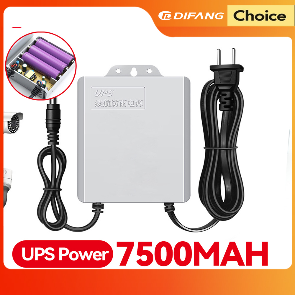 Outdoor Power Adapter Wyze - DIFANG 7500mAh UPSバッテリー電源アダプター カメラ用 防水バッテリーバックアップUPS IPカメラ