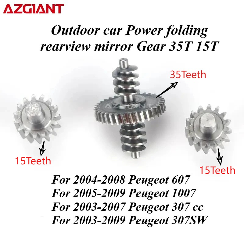 Outdoor Power Parts - Peuugeot 607, 1007, 307 cc, 307sw用の折りたたみ式バックミラーギア,車の交換部品,DIY,DIY