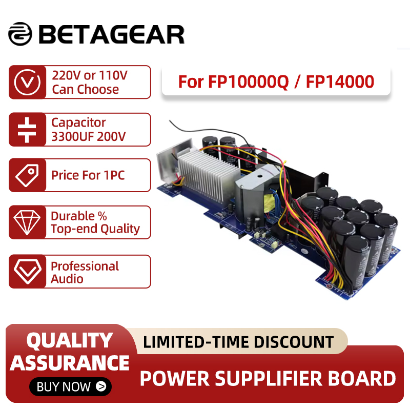 Outdoor Power Amplifier - Betagearfp14000qアンプ電源ボード電源ソースfp14000/fp10000qプロフェッショナルアンプコンデンサ3300uf 200v