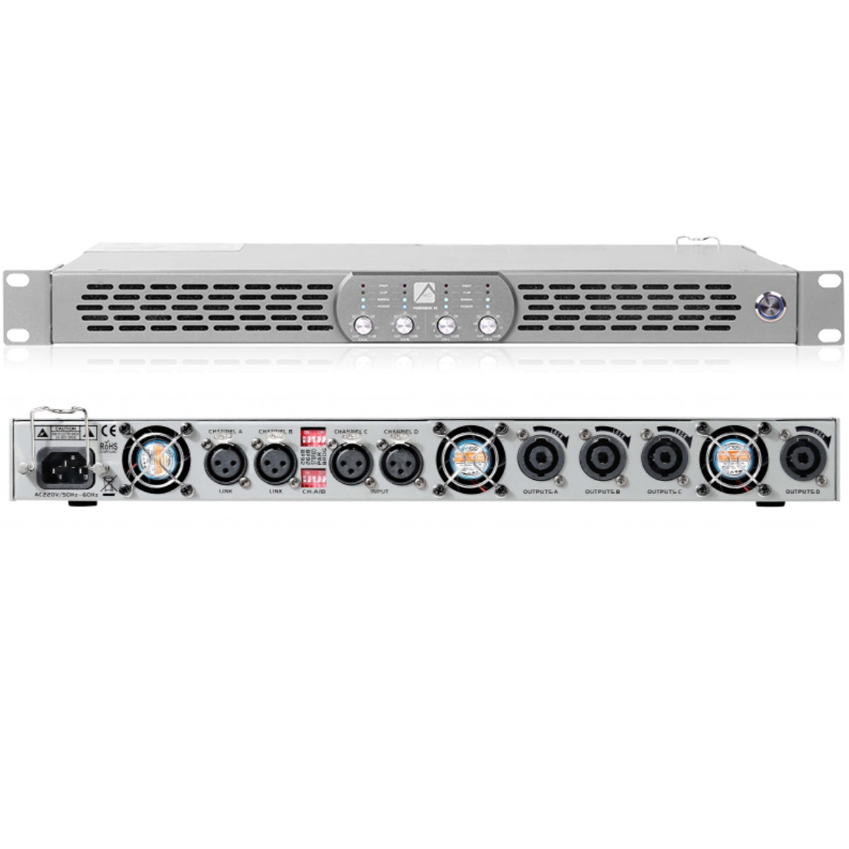 1Uデジタルパワーアンプ 4チャンネル プロフェッショナルオ - Outdoor Power Amplifier のレビューと価格