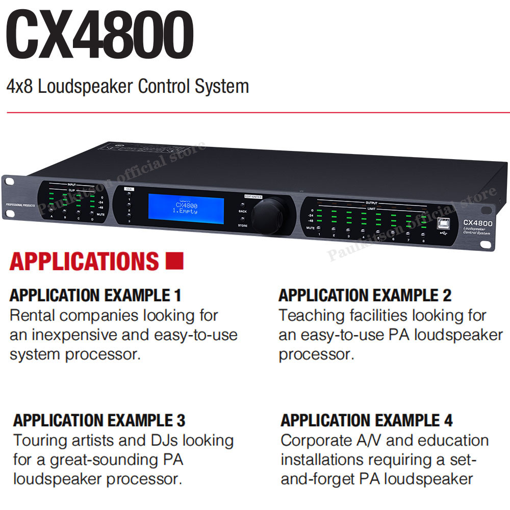 PaulKitson CX4800 プロフェッショナル 32 - Outdoor Power Amplifier のレビューと価格