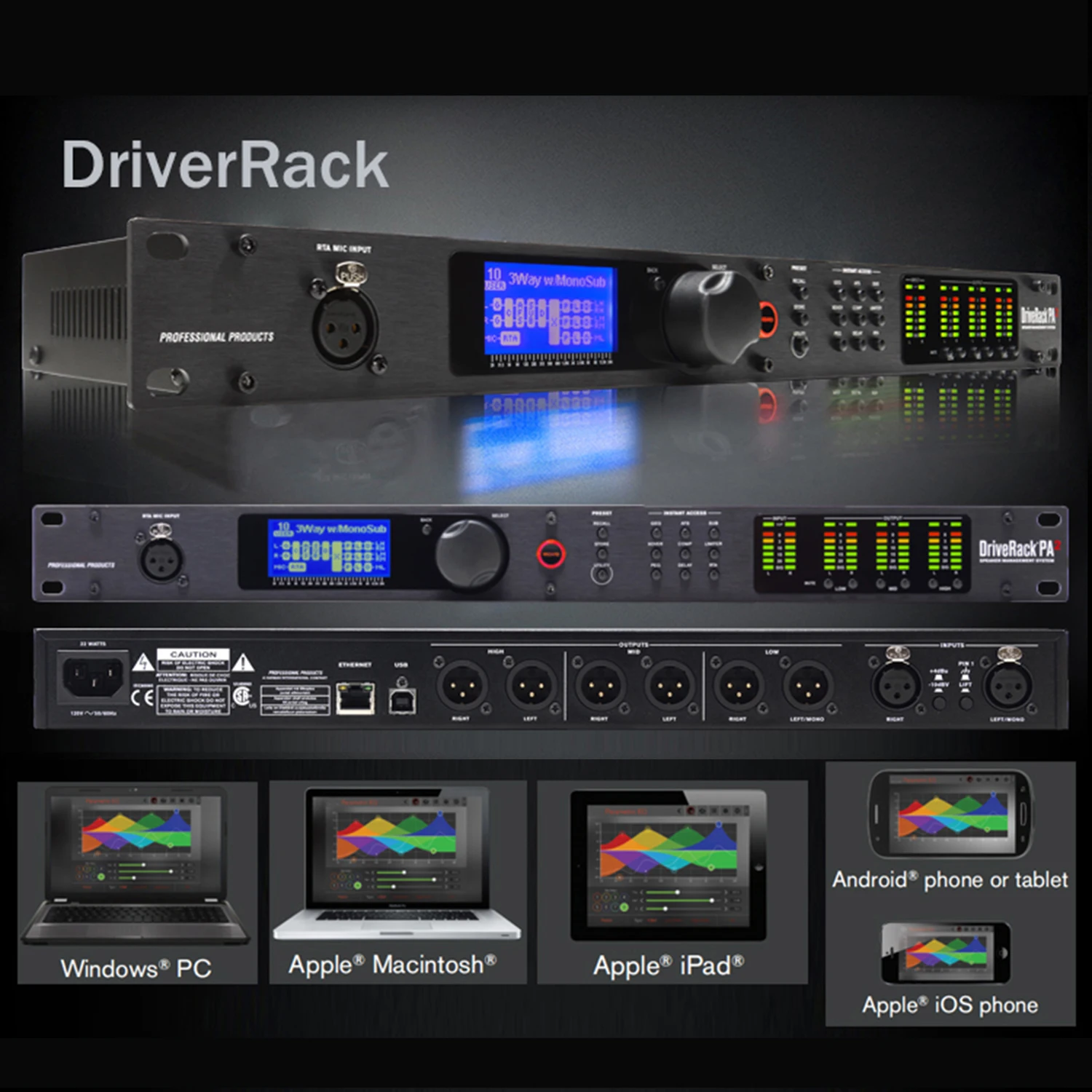 プロフェッショナルオーディオプロセッサ PA2 2 入力 6 - Outdoor Power Amplifier のレビューと価格