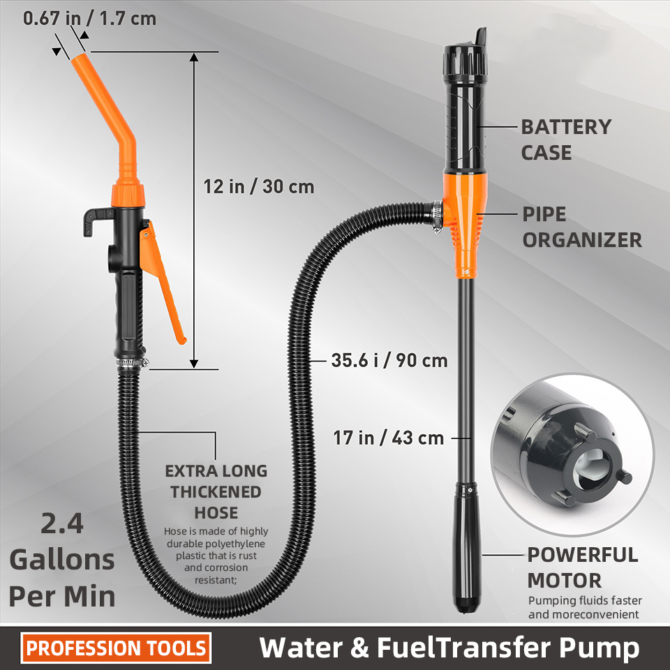 リチウム電池式燃料移送ポンプ、車のガソリンタンク、水、ワイン - Outdoor Power Solutions のレビューと価格