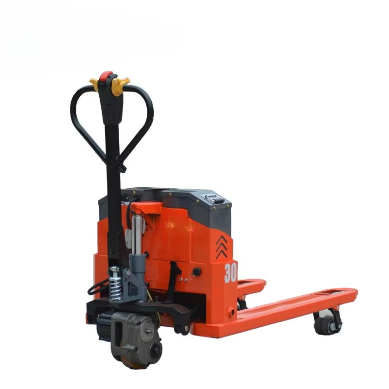 バッテリー式パレットジャッキ 赤色 屋外用大型ホイール 電動 - Outdoor Power Pallet Jack のレビューと価格