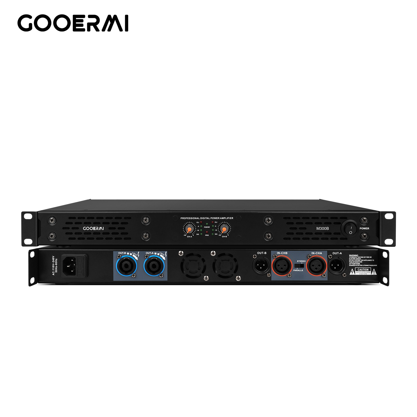 GOOERMI M300 2CHデジタルパワーアンプ 120 - Outdoor Power Amplifier のレビューと価格