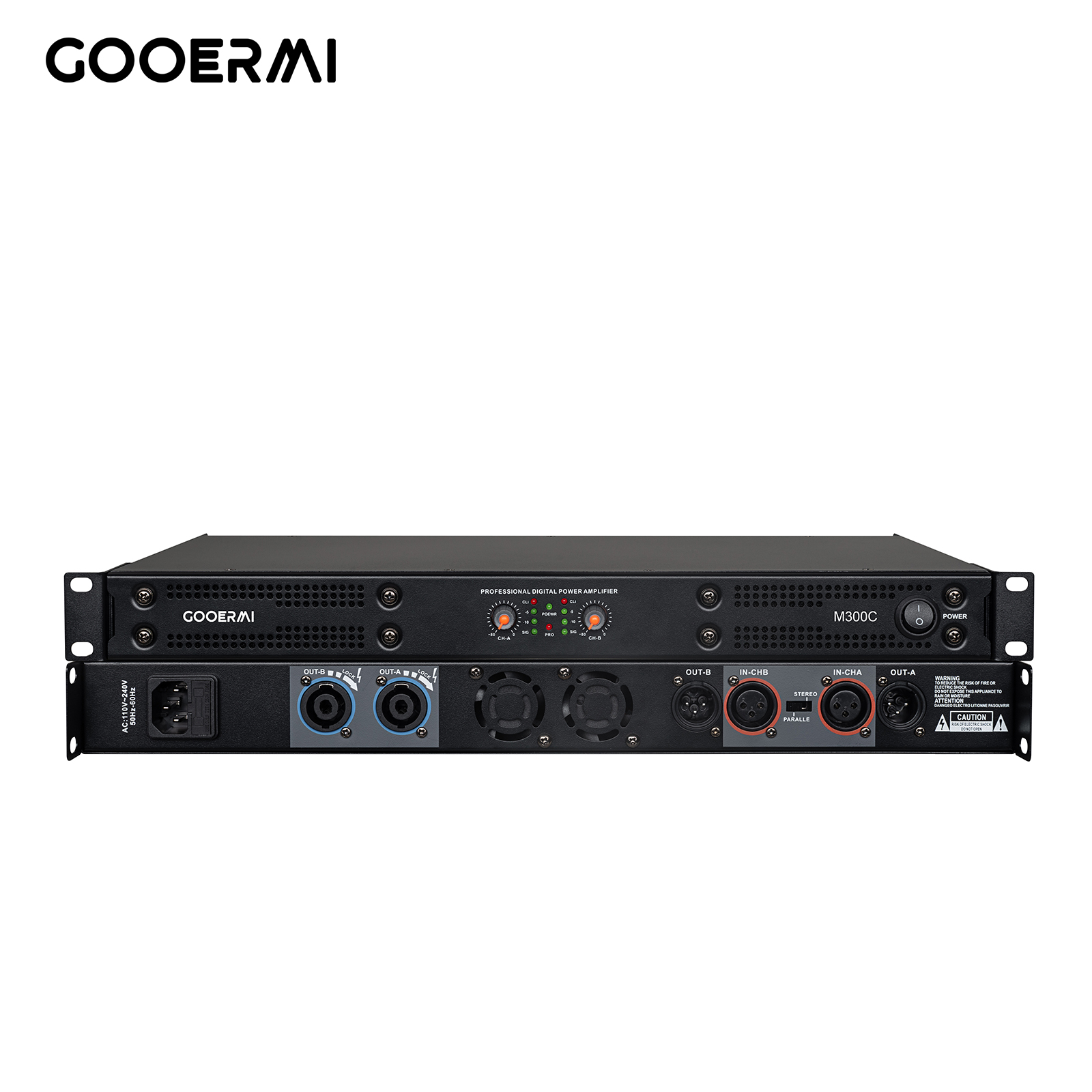 GOOERMI M300 2CHデジタルパワーアンプ 120 - Outdoor Power Amplifier のレビューと価格