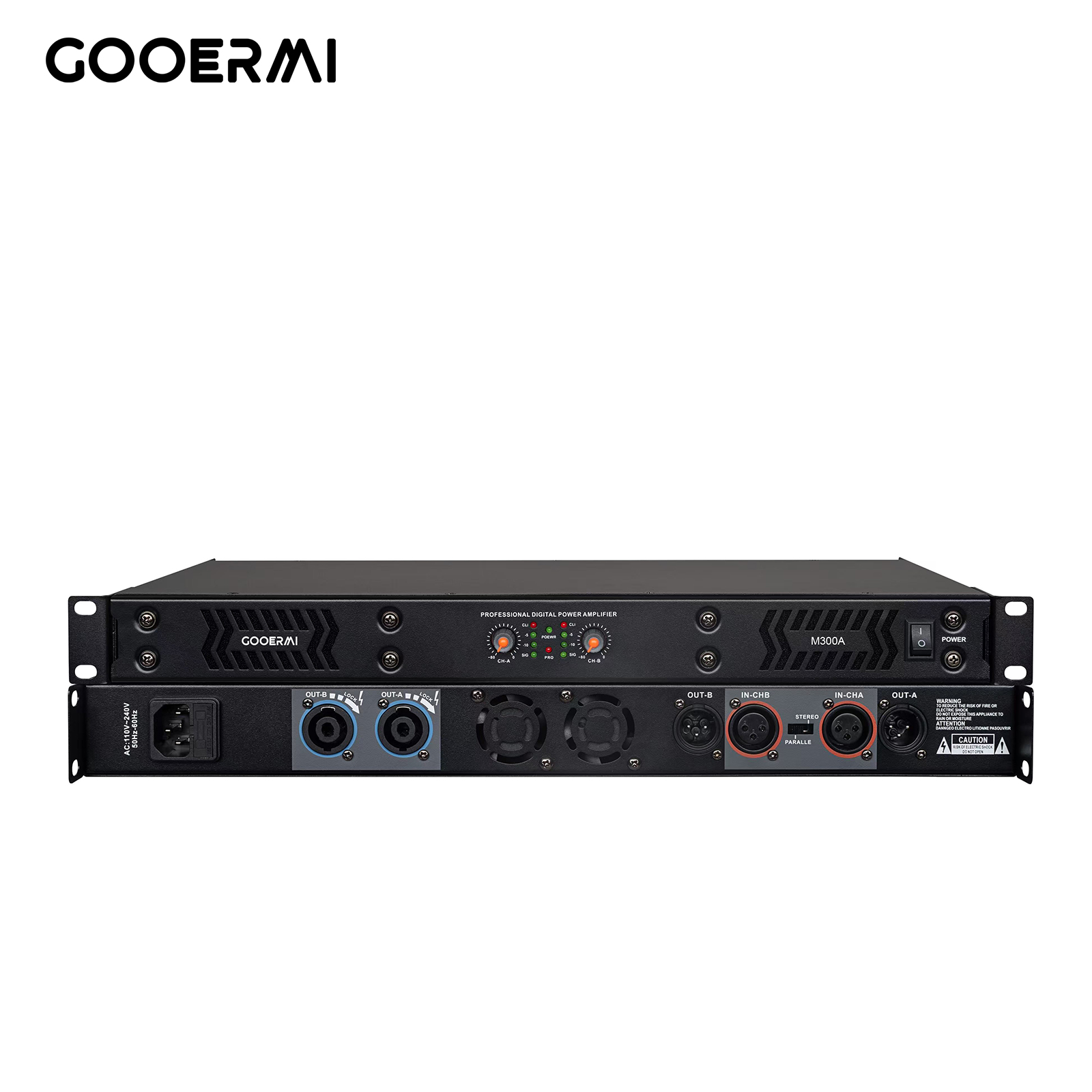 GOOERMI M300 2CHデジタルパワーアンプ 120 - Outdoor Power Amplifier のレビューと価格