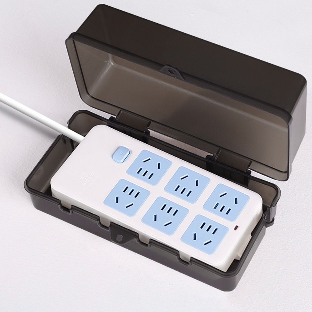 ポータブルプラスチックプラグボックス防水盗難防止延長コードカ - Outdoor Power Lead Cover のレビューと価格