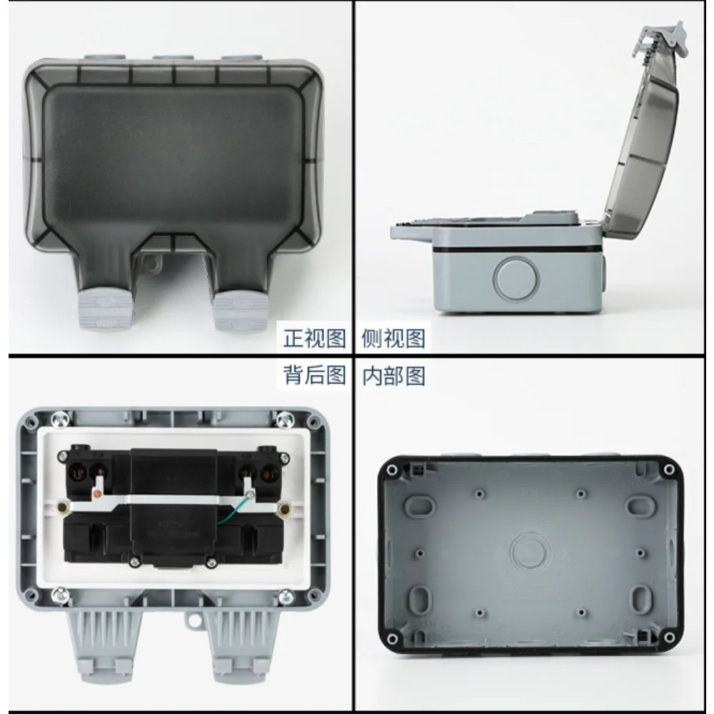 EU KR 屋外壁防水ソケット 16A コンセント韓国電力  - Outdoor Power Solutions のレビューと価格
