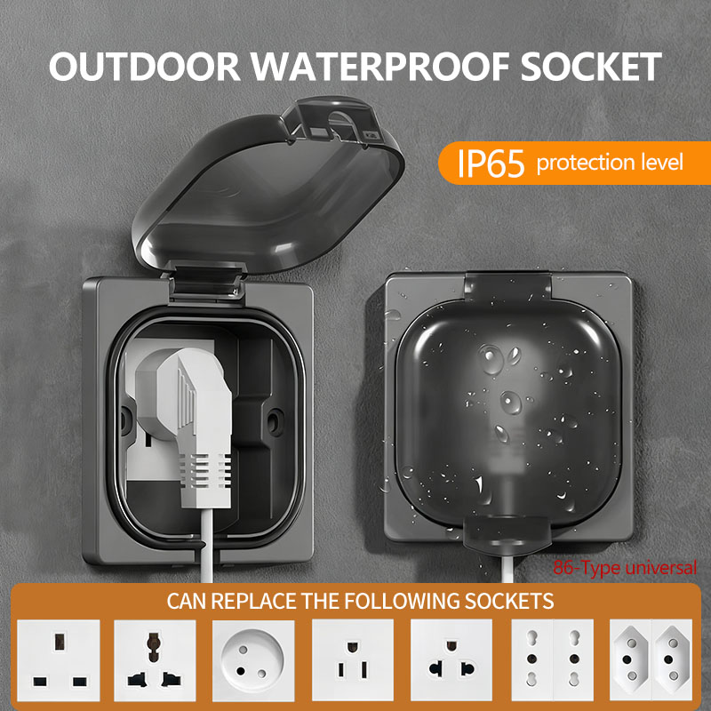 IP65防水屋外コンセント、16A高出力壁プレート、250V - Outdoor Power Usa のレビューと価格