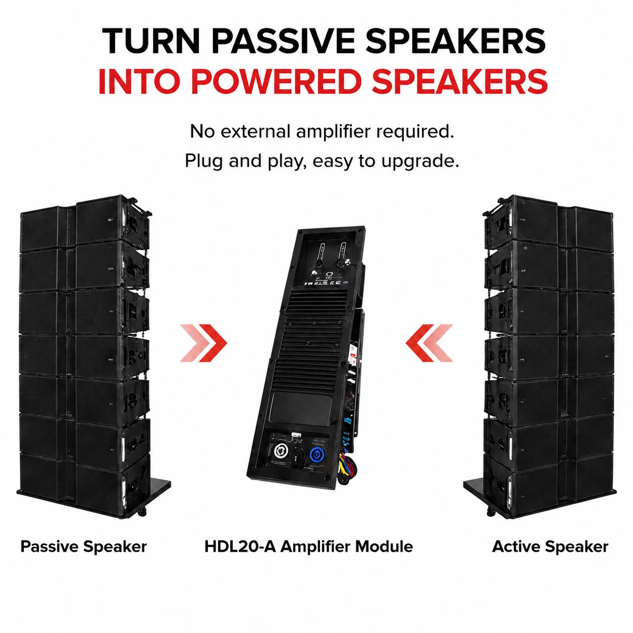 Gooermi HDL20-A DSPクラスDパワーアンプモ - Outdoor Power Amplifier のレビューと価格