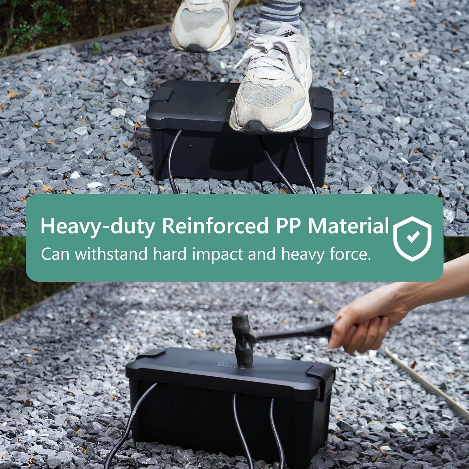 Diivoo 屋外防水電気ボックス屋外ケーブル接続ソケットエ - Outdoor Power Extension Cord のレビューと価格