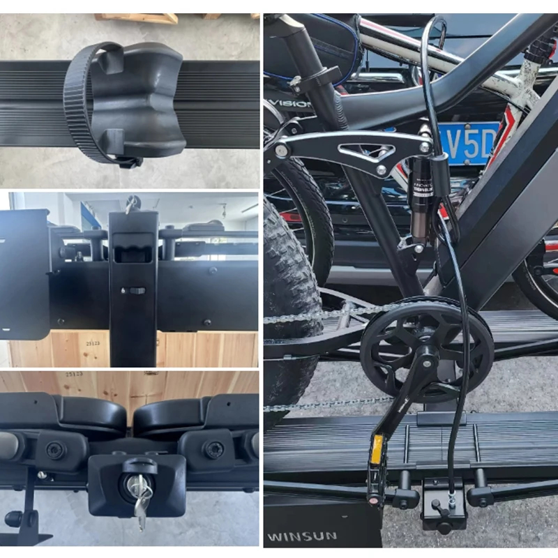 ODM/OEM電動自転車アクセサリー屋外旅行用カーラックヒッ - Outdoor Power Parts のレビューと価格