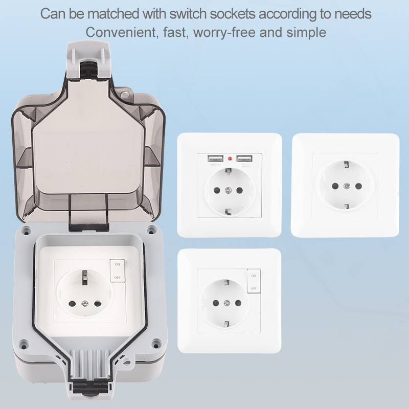 防水屋外壁コンセント,防水,IP66,250V,スイッチ付き - Power Switch Outdoor のレビューと価格