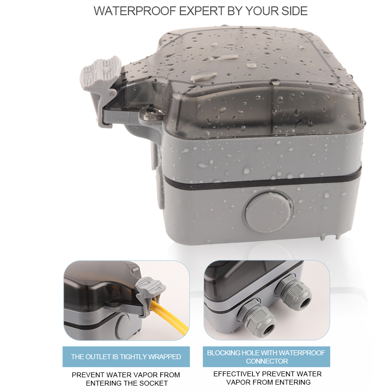 防水屋外壁コンセント,防水,IP66,250V,スイッチ付き - Power Switch Outdoor のレビューと価格