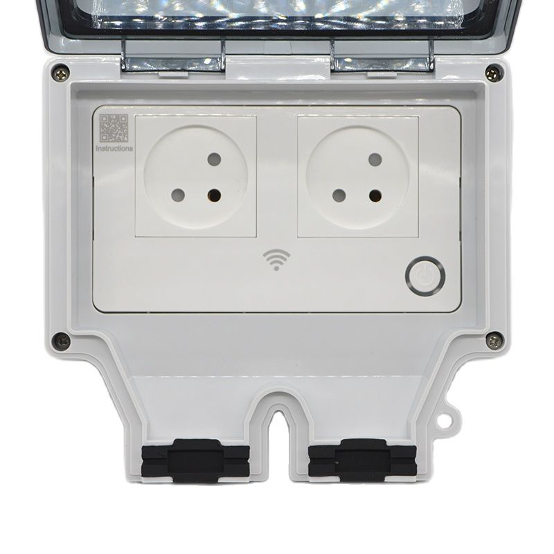 16A スマートソケット IP66 防水プラグ 86 タイプ - Power Switch Outdoor のレビューと価格
