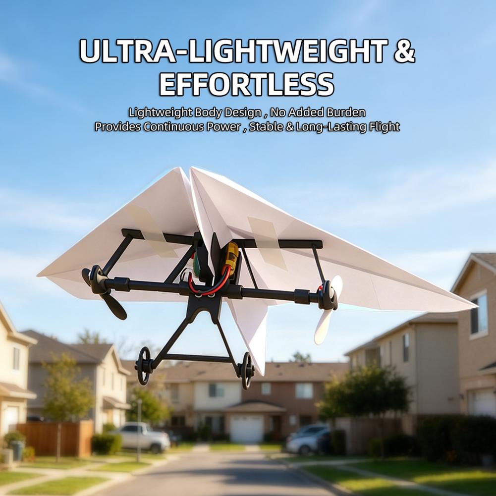リモコン紙飛行機電動パワーキットDIY折りたたみ式長距離安定 - Outdoor Power Parts のレビューと価格