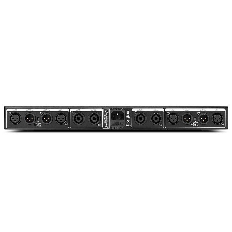 プロフェッショナル4チャンネル クラスD 1300W パワー - Outdoor Power Amplifier のレビューと価格