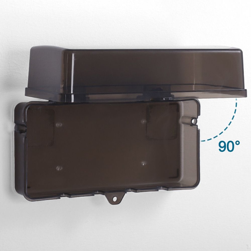 耐久性のあるプラスチック製プラグボックス防水盗難防止延長コー - Outdoor Power Lead Cover のレビューと価格