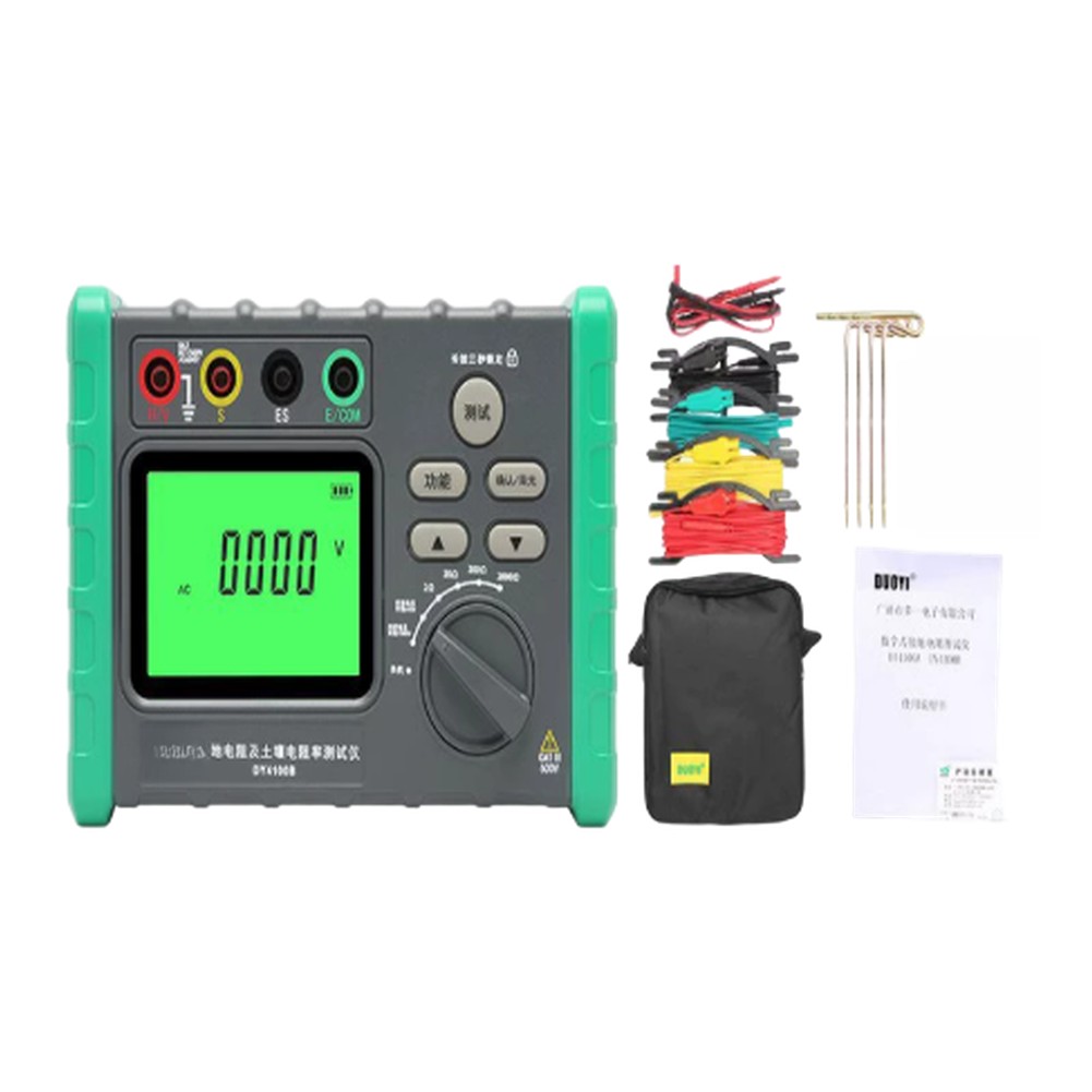 DY4100 デジタル接地抵抗計 3 線式アースメーター電力 - Outdoor Power Solutions のレビューと価格