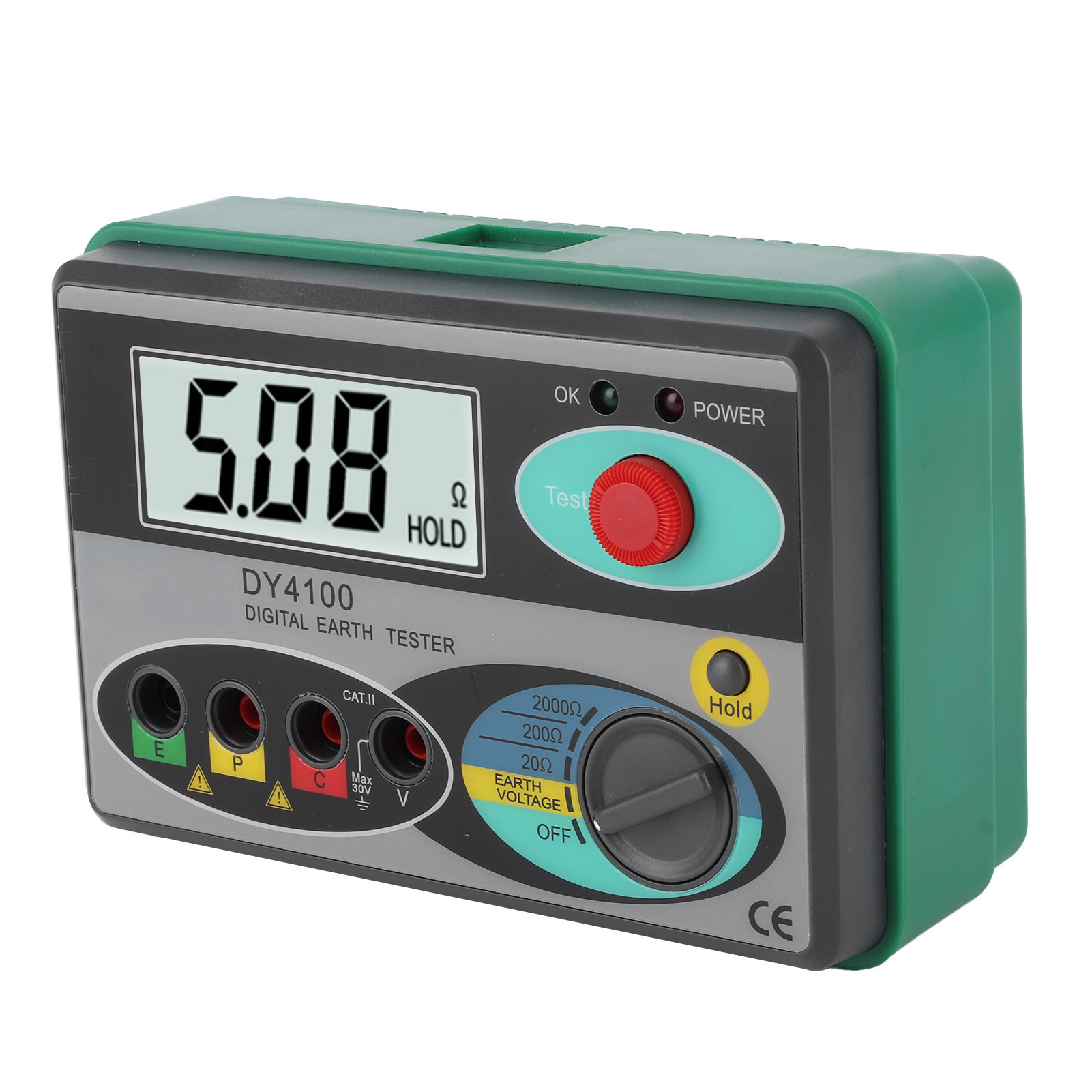 DY4100 デジタル接地抵抗計 3 線式アースメーター電力 - Outdoor Power Solutions のレビューと価格