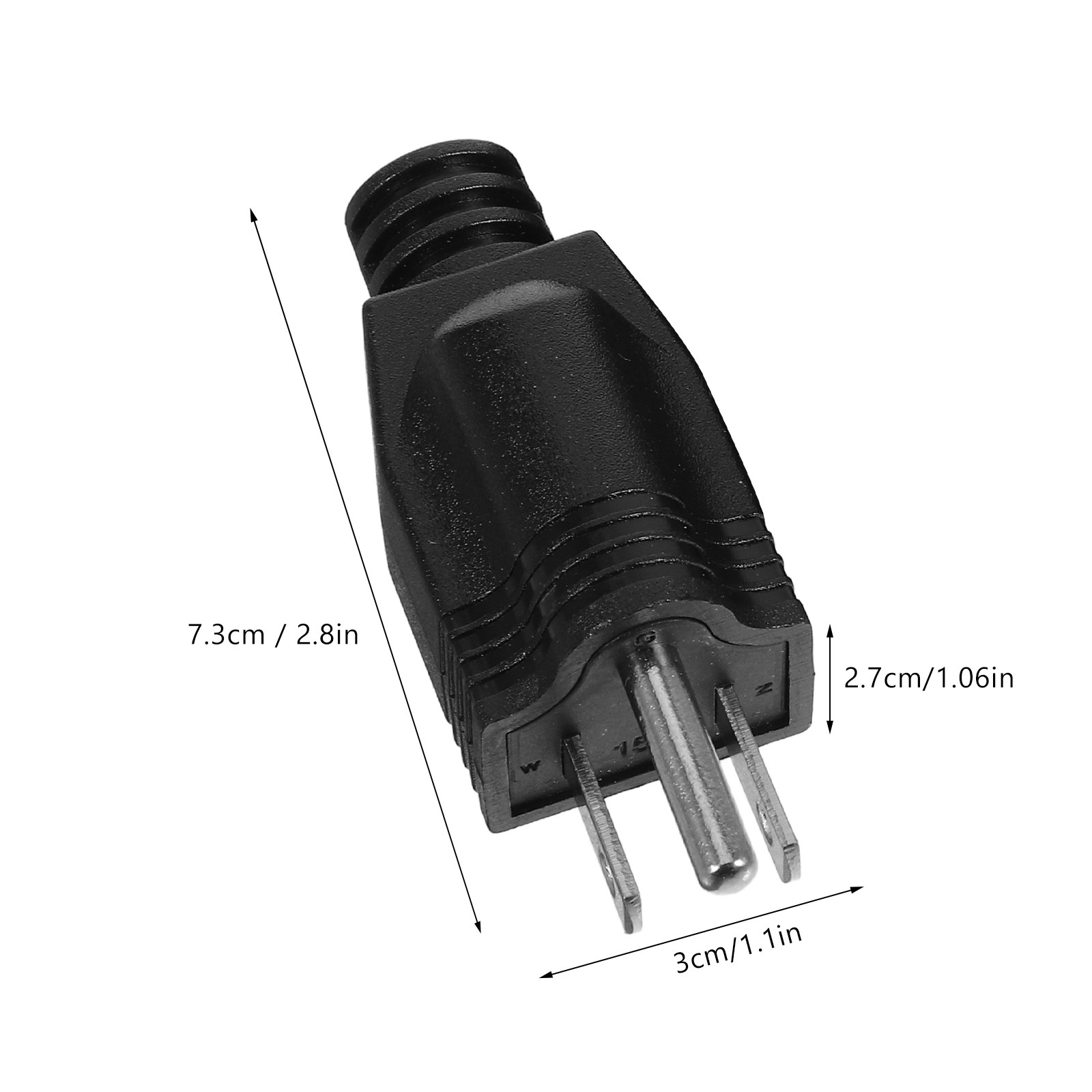 3個入り3ピンオス型電気プラグ（着脱式デザイン、延長コード、 - Outdoor Power Extension Cord のレビューと価格